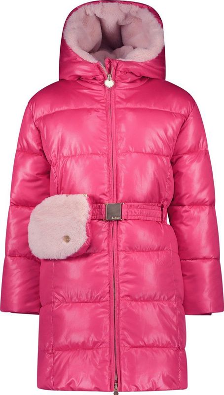 Le Chic - BIRDO C407-5202 - Lange Winterjas - Roze - Gerecycled Materiaal
