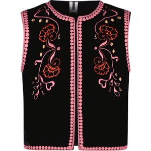 B.NOSY meisjes gilet - Zwart