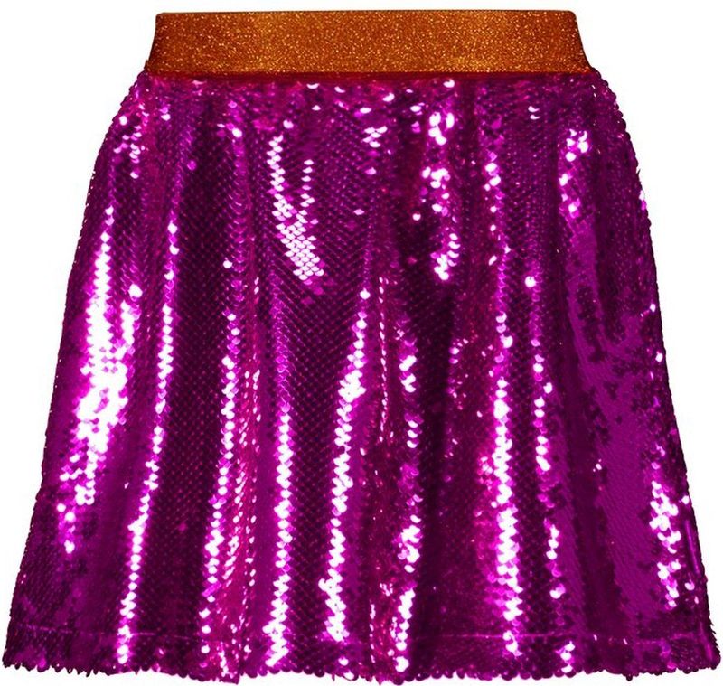 B.NOSY - Pailletten Rok - Paars