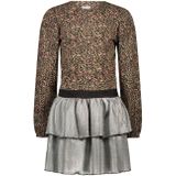 B.Nosy - Daisy - Jurk - Kleurrijk - Gerecycled Polyester - Metallic Rok