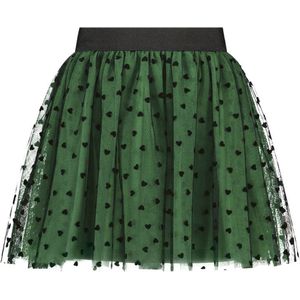 B.Nosy - Y409-5730 - Rok - Groen - Tule met Flock Hartjes