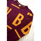 B.NOSY jongens sweater - Wijn rood