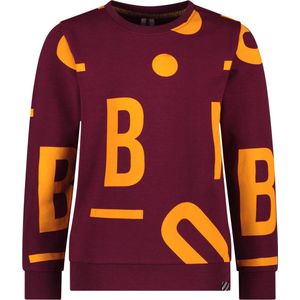 B.NOSY jongens sweater - Wijn rood