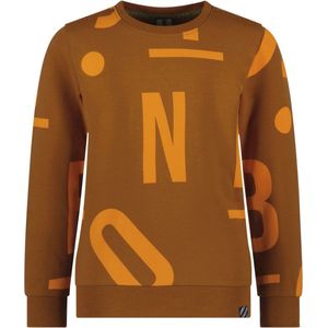 B.Nosy - Sweater - Bruin - Katoen