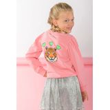 B.Nosy Meisjes sweater saly geranium