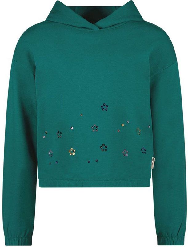 B.Nosy Meisjes sweater - Stella - Storm groen