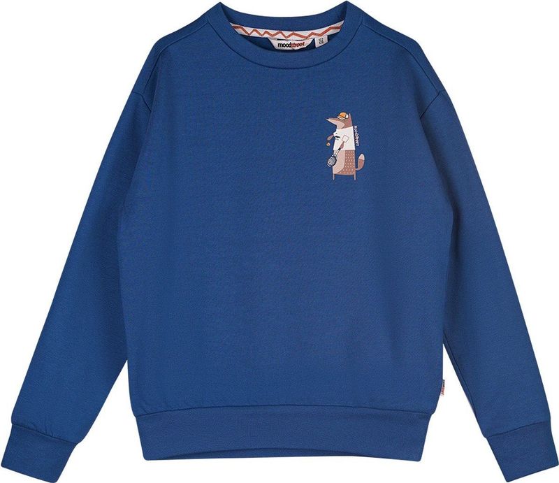 Moodstreet Sweater Simon Truien & Vesten Jongens - Sweater - Hoodie - Vest- Blauw