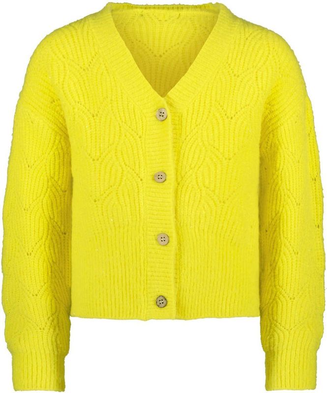 Like FLO - Deau Knitted Cardigan - Vest - Lime