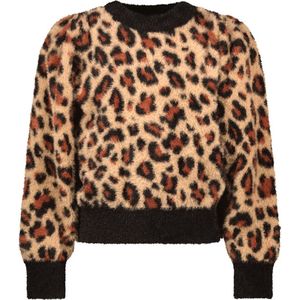Like Flo Meisjes trui gebreid jacquard - Door - Animal
