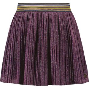 Like Flo - Plissé Rok - Paars - Katoen
