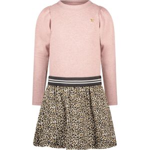 Like Flo - Jurk - Oud Rose - Meisjes - Jerseyjurken