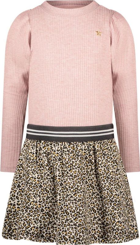 Like Flo - Jurk - Oud Rose - Meisjes - Jerseyjurken