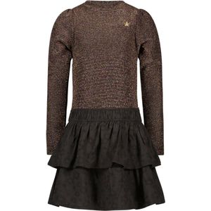 Like Flo - F409-5824 - Meisjes Jurk - Multi Colour - Jerseyjurken