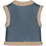 Like Flo - Dewi - Gilet - Blauw - Teddy - Embroidery