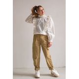 Like Flo Meisjes broek twill - Fien - Kahki groen