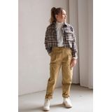 Like Flo Meisjes broek twill - Fien - Kahki groen