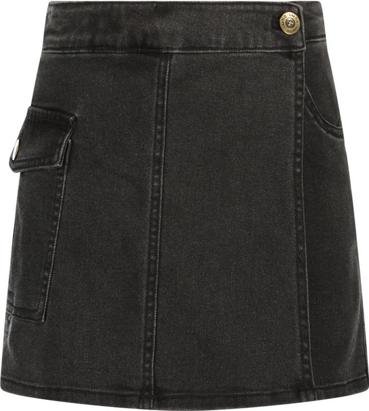 Like Flo meisjes rok - Black denim