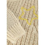Like FLO Donya Knitted Sweater Truien & Vesten Meisjes - Sweater - Hoodie - Vest- Beige