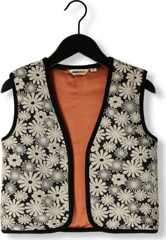 Moodstreet - Gilet - Zwart - Katoen