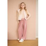 Palazzo Broek - Shiny Geprint - Jersey - Zwart