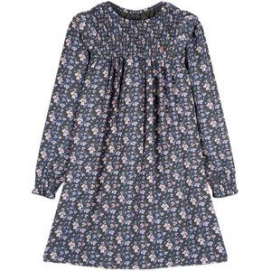 NONO - Bloemenjurk - Polyester - Ronde Hals - Lange Mouwen