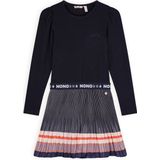NoNo - Jurk - Marine - Voor Meisjes - Maat 122-128