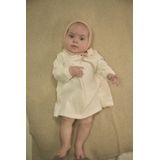 Petite Maison - Jurk - Katoen - Met Knoopsluiting - Lange Mouwen - Ronde Hals