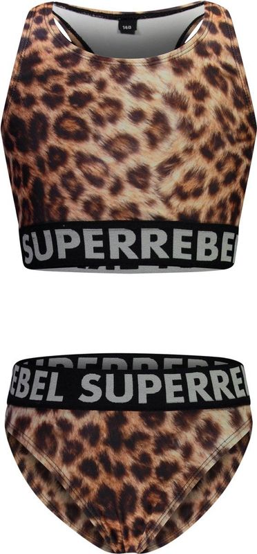 SuperRebel - Crop Bikini - Bruin