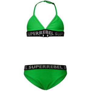 SuperRebel - Meisjesbikini - Blauw - Polyester