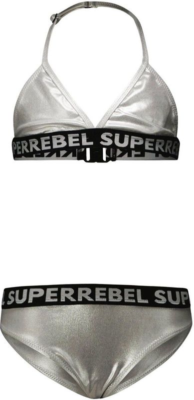 SuperRebel - Isla - Triangelbikini - Zilver
