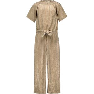 Like Flo - Jumpsuit - Soft Gold Glitterplissé - Gerecycled Polyester