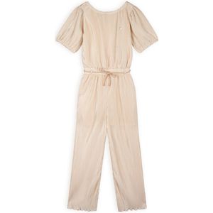 Jumpsuit - Gouden Stippenprint - Plissé Jersey - 100% Gerecycled Polyester