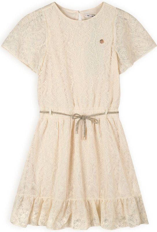 NoNo meisjes jurk - Ecru