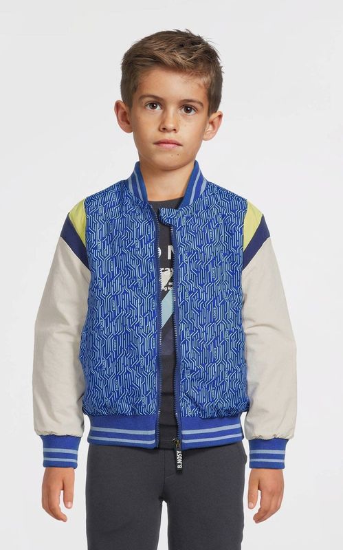 B.Nosy - James - Baseball Jacket - Blauw - Waterafstotend