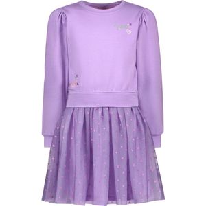 B.Nosy Y501-5803 Jurk - Jersey - Roze - Katoen