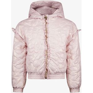 Le Chic Meisjes Zomerjas - Lila met Bloemenstiksel