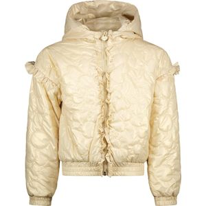 Le Chic - Zomerjas - Goud - Stof - Bloemenstiksel