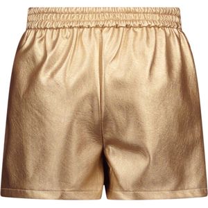 Le Chic meisjes kids broek DUTTI fake leather shorts Gold Rush