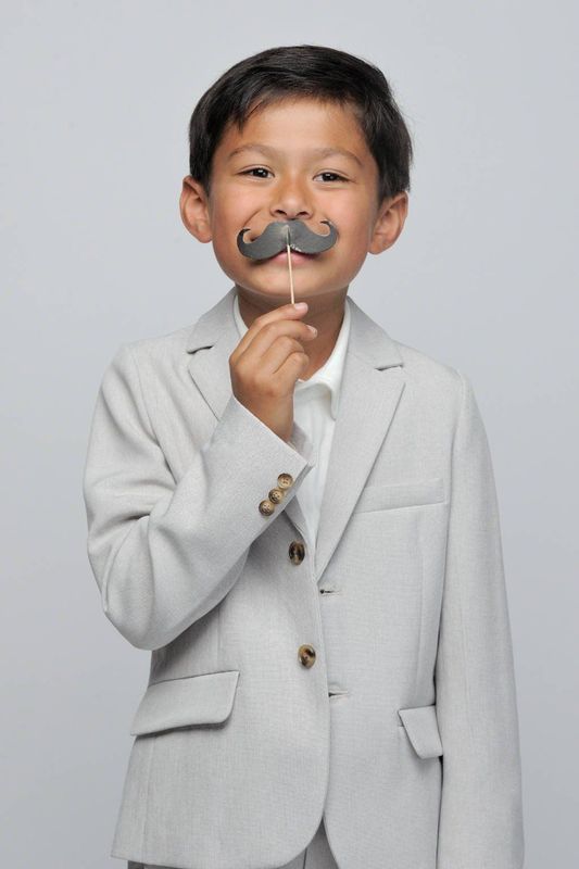 Le Chic Garcon - Colbert - Beige - Polyester en Elastaan