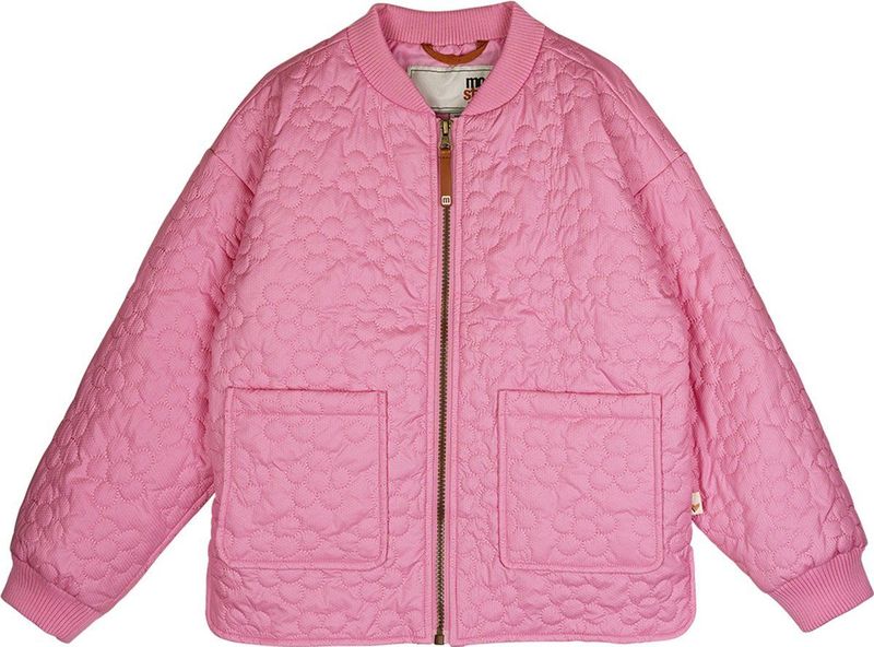 Moodstreet - JOËLLE M501-5200 - Tussenjas - Lipstick Roze - Opgestikte Zakken