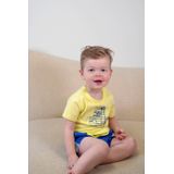 B.Nosy - Thymen - T-shirt - Lichtgeel - 100% Katoen