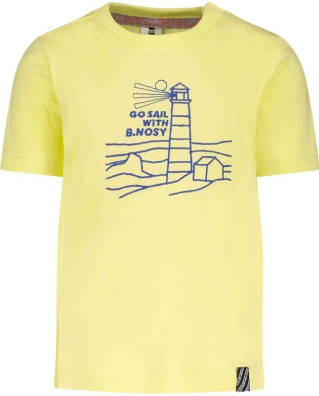 B.Nosy - Thymen - T-shirt - Lichtgeel - 100% Katoen