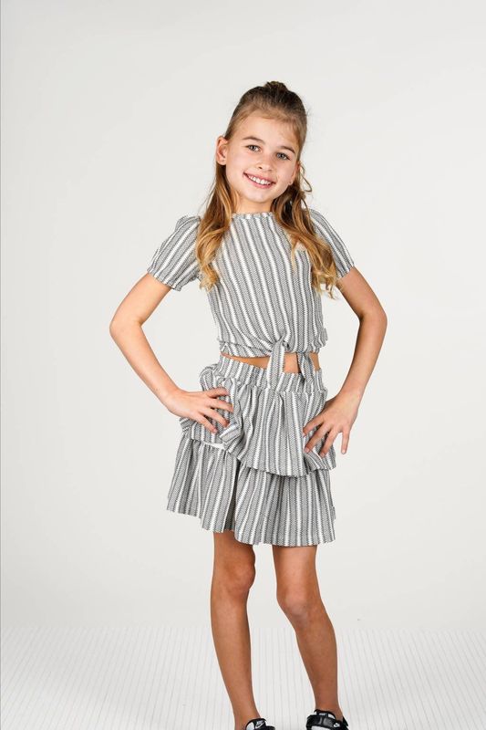 B.Nosy - Bobbi T-shirt - Zwart - Katoen