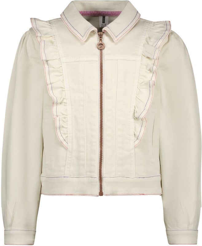 B.NOSY meisjes spijkerjas - Ecru