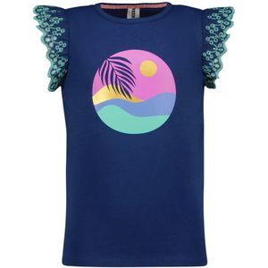 B.NOSY meisjes t-shirt - Blauw