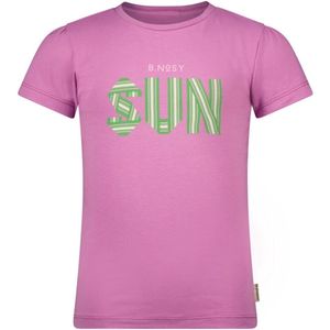 B.Nosy - T-shirt - Paars - Katoen