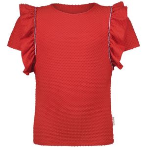 B.Nosy - Teddie - T-shirt - Rood - Soepele Stof