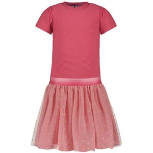 Jerseyjurken - Deanna - Roze - Gerecycled Polyester - Tule Rok