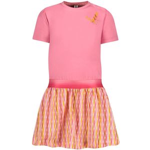 B.Nosy - Dorsi - Jurk - Kleurrijke Print - Zachte Jersey - Gerecycled Polyester