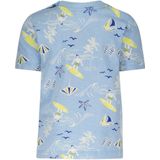 B.Nosy - Timmy T-shirt - Lichtblauw - Katoen